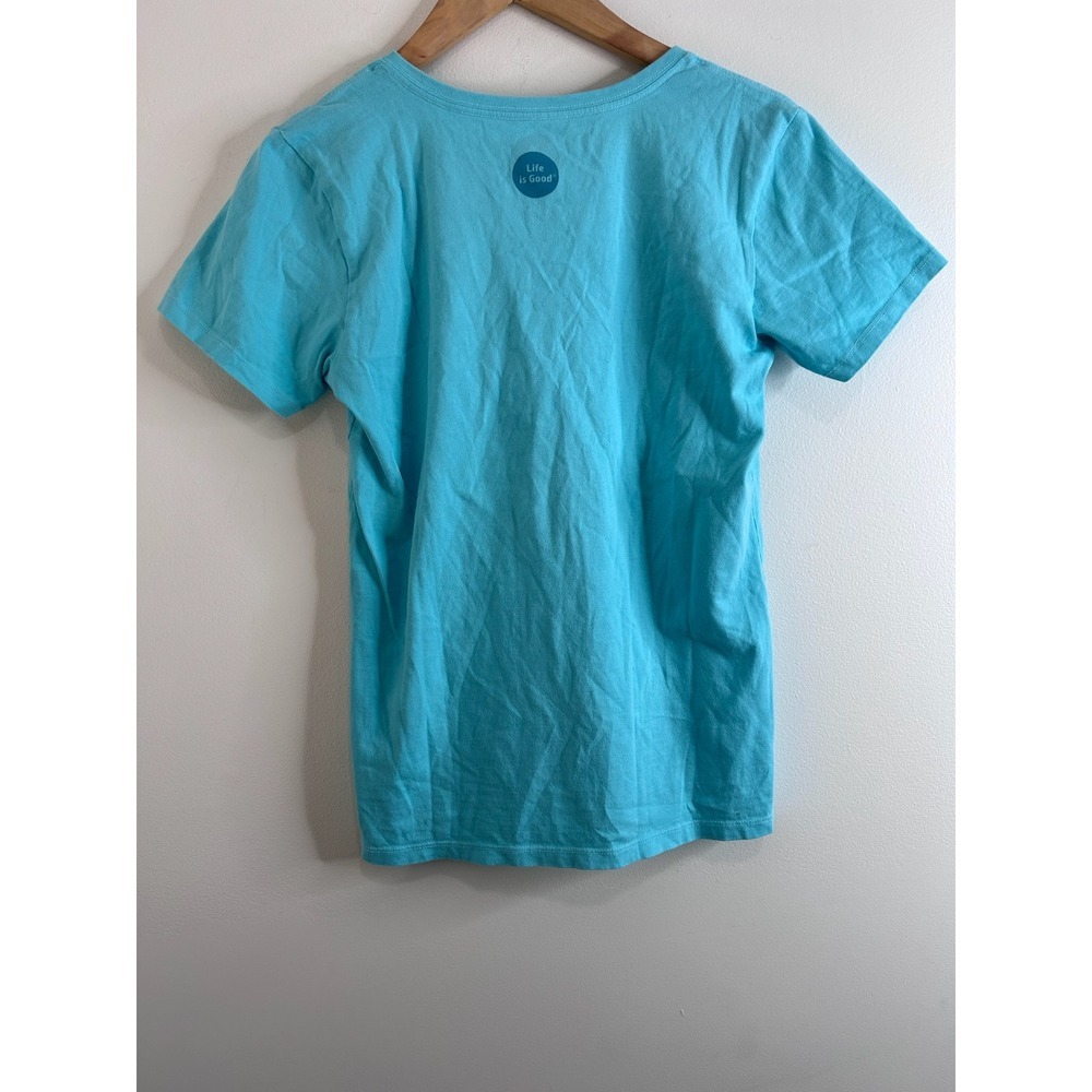 Life Is Good Blue Short Sleeve Tee - Picture 3 of 7